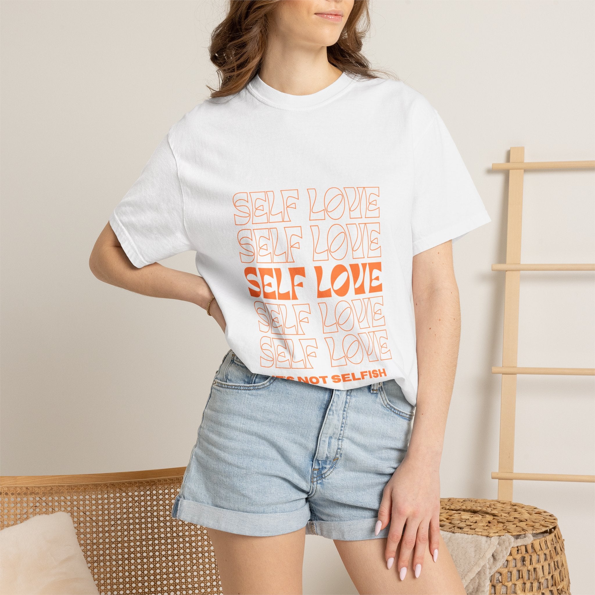 Self Love Unisex Garment-Dyed T-shirt